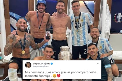 El mensaje del Kun Agüero a sus compañeros de la Selección Argentina