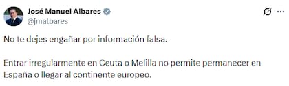 El mensaje del ministro de Relaciones Exteriores de España respecto de la campaña