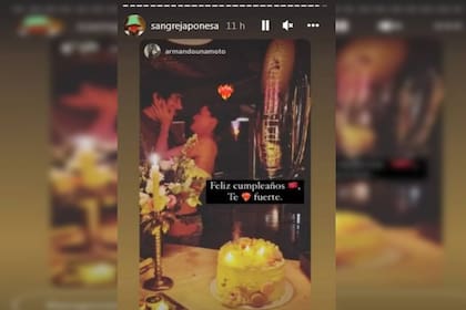 El mensaje del novio de China Suárez (Foto Instagram @sangrejaponesa)