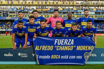 El mensaje del plantel de Boca a Moreno, hace apenas una semana