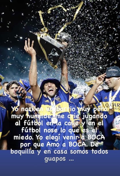 El mensaje del Toto Salvio que apunta a la crítica del Chicho Serna