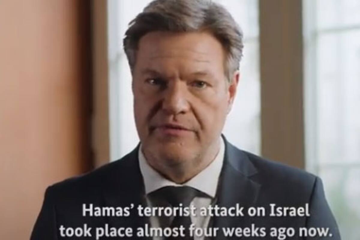 El mensaje del vicecancilelr alemán, Robert Habeck