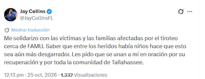 El mensaje del vicegobernador de Florida