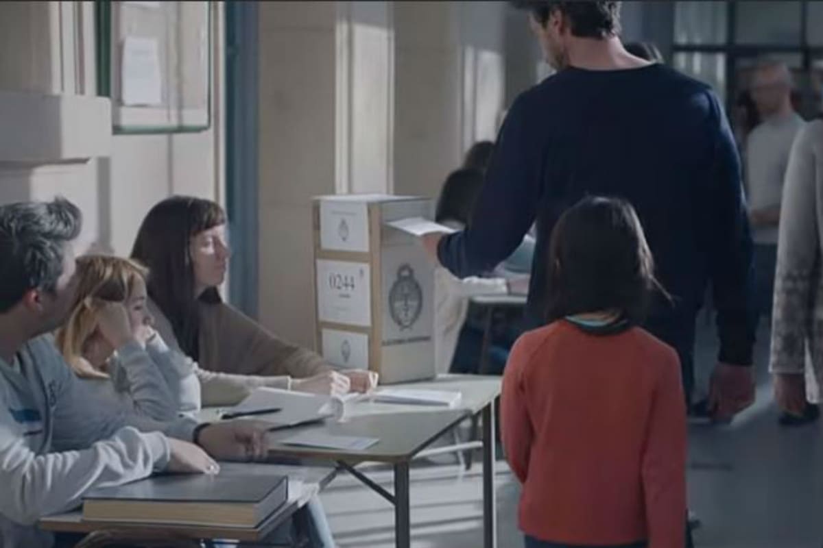 El mensaje destaca la importancia que tiene votar para todos los argentinos