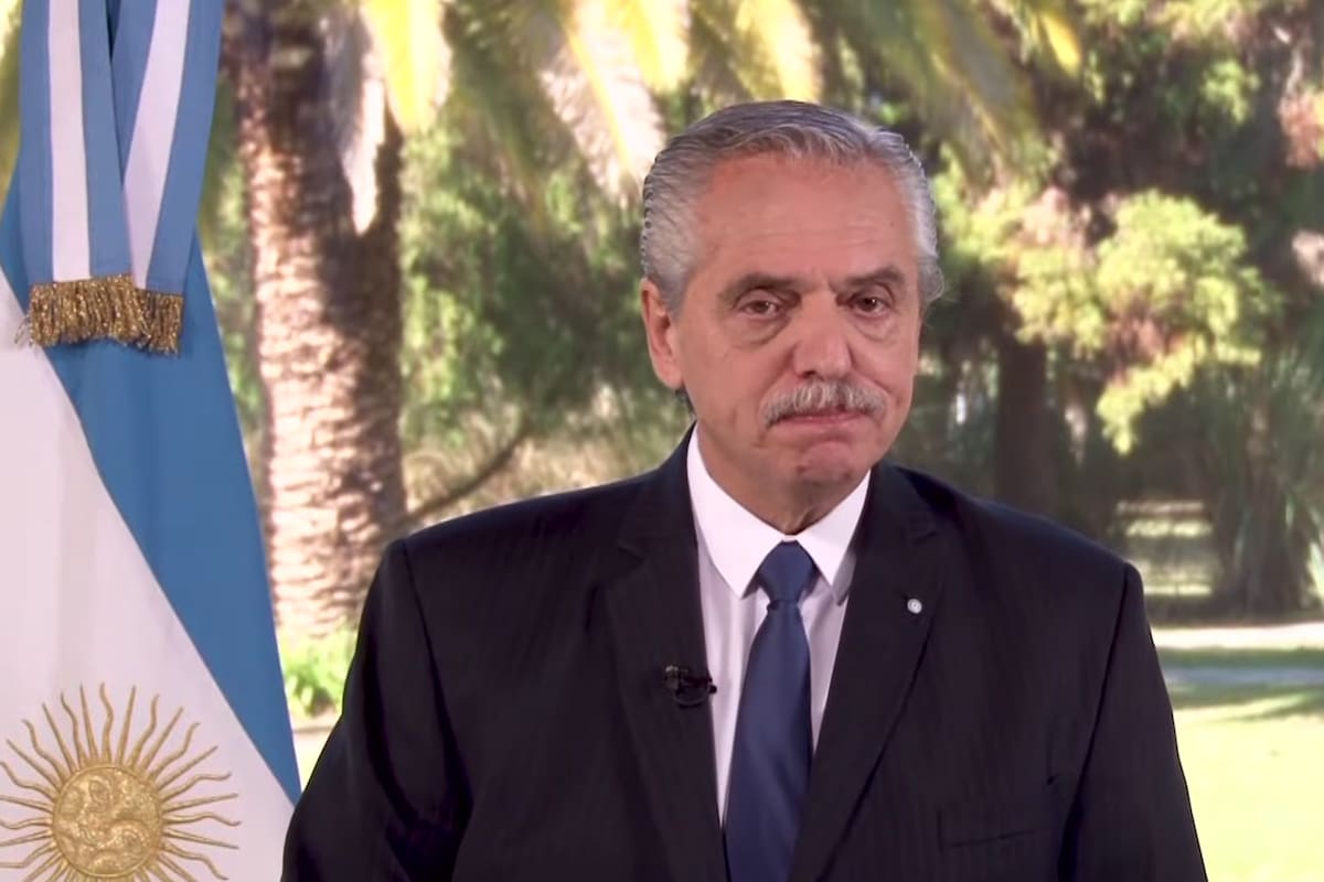 El mensaje en cadena nacional de Alberto Fernández