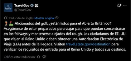El mensaje enfatiza la importancia de cumplir con los requisitos migratorios