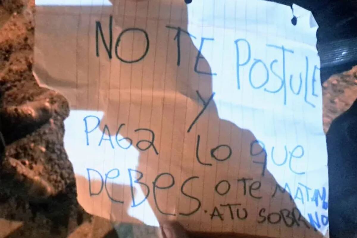 El mensaje intimidatorio contra Facundo Sarría, candidato a concejal y dueño de un complejo de canchas de fútbol 5 en Villa Gobernador Gálvez