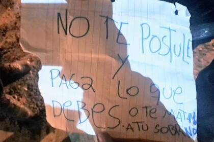 El mensaje intimidatorio contra Facundo Sarría, candidato a concejal y dueño de un complejo de canchas de fútbol 5 en Villa Gobernador Gálvez