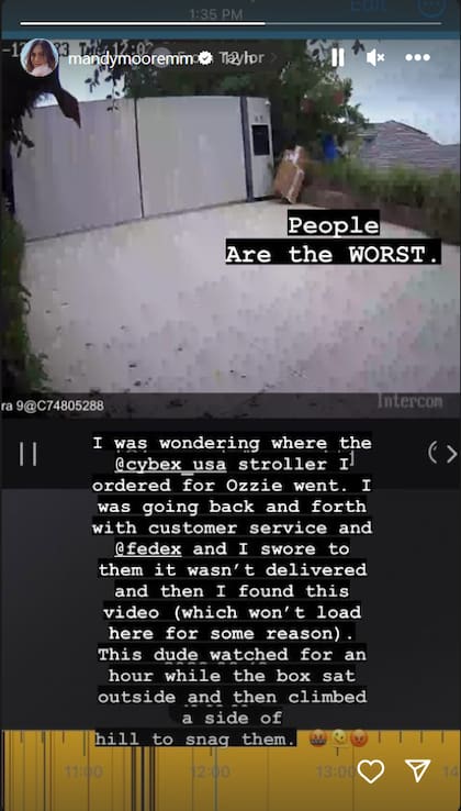 El mensaje lleno de indignación de Mandy Moore