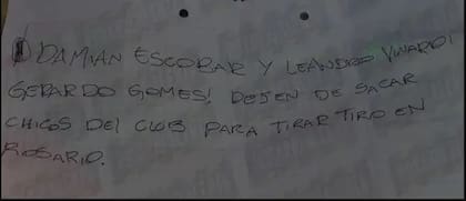 El mensaje mafioso que dejaron junto al cuerpo de "Jimi" Altamirano, afuera de la cancha de Newell's, en Rosario