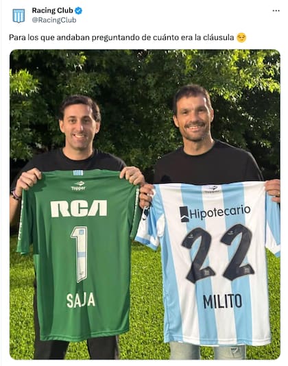 El mensaje publicado en X parece representar una "indirecta" a la dirigencia de River Plate