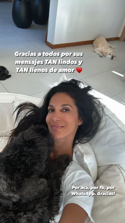 El mensaje que compartió Silvina Escudero con sus seguidores