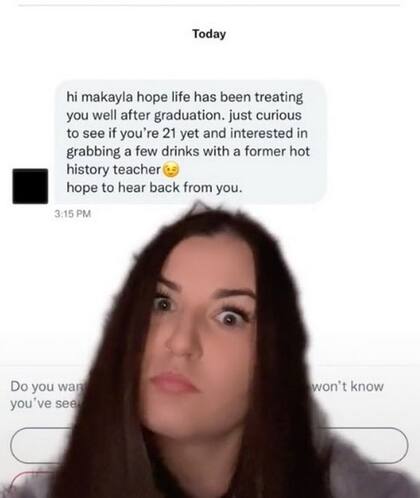 El mensaje que le envió su exprofesor de historia