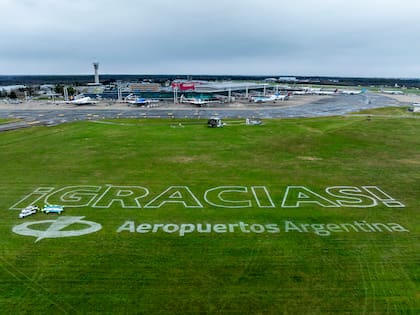 El mensaje que preparó Aeropuertos Argentina para recibir a la selección argentina en Ezeiza