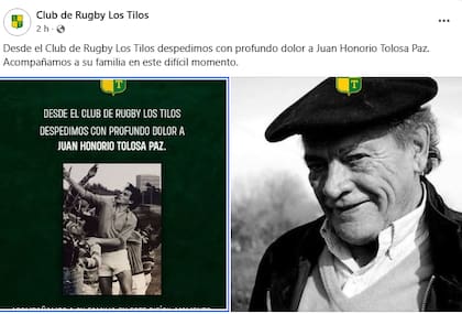 El mensaje que publicó Los Tilos