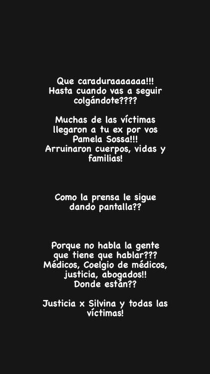 El mensaje que publicó Rocío Mrengo en sus redes