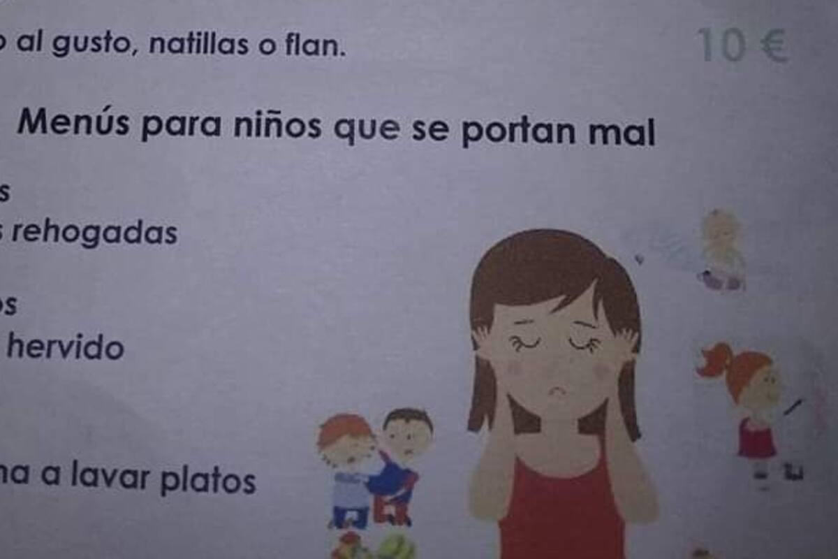 El menú compartido desató la polémica: ¿una broma que no se entendió o un buen método pedagógico?