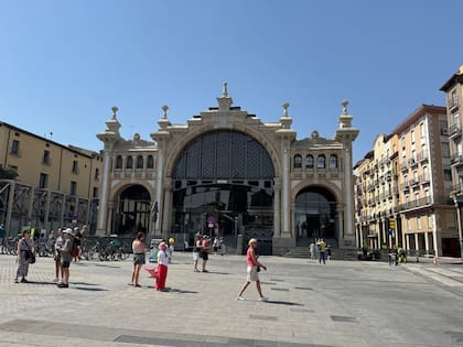 El mercado central de Zaragoza