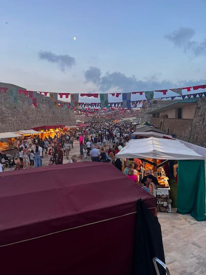 El Mercado Medieval se celebra todos los años en las Murallas Reales