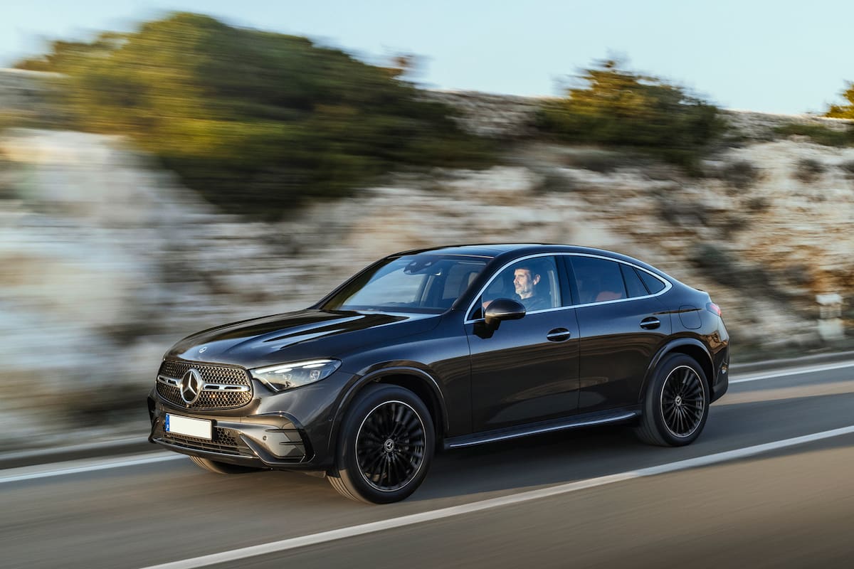 El Mercedes-Benz GLC 300 Coupé AMG line, SUV de lujo