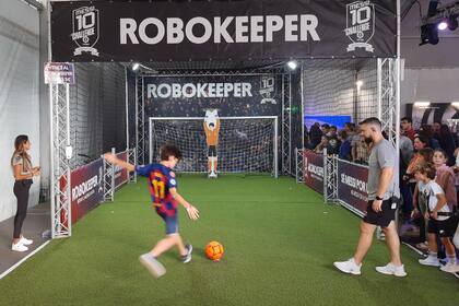 El Messi10 Challenge La Liga, una zona interactiva para jugar antes del ver el show del circo