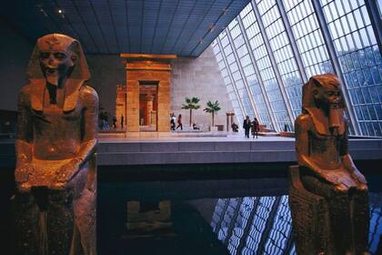 La galería principal de arte egipcio del Museo Metropolitano de Arte (Met) de Nueva York/
Franz Marc Frei (Getty)