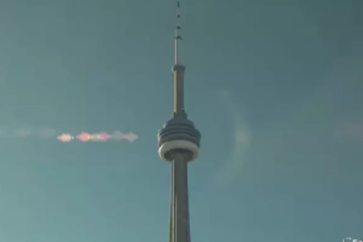 El meteorito generó una explosión sonica que se escuchó en todo el estado de Nueva York. Fuente: Earth Cam