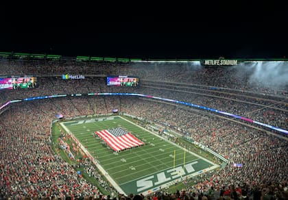 El MetliFe Stadium es uno de los estadios con mayor capacidad de Estados Unidos