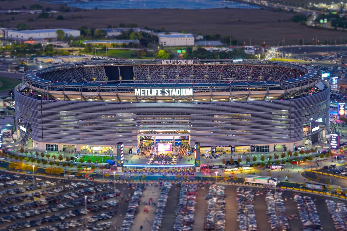 El MetLife Stadium tiene capacidad para más de 82 mil espectadores que asistirán a la próxima Copa del Mundo; aquí se jugará el último partido del torneo (visitnj.org)