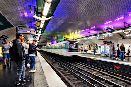 Una estación del metro de Paris