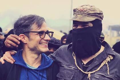El mexicano mostró su simpatía por los zapatistas