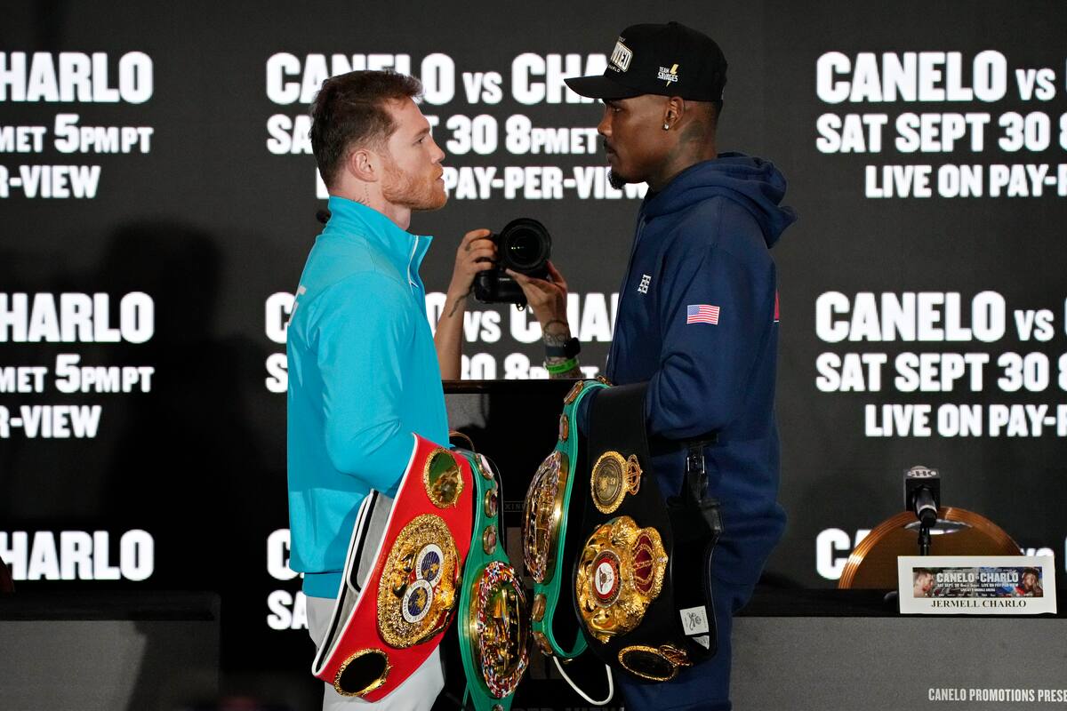 El mexicano Saúl "Canelo" Álvarez y el estadounidense Jermell Charlo, un choque para alquilar balcones este sábado en Las Vegas