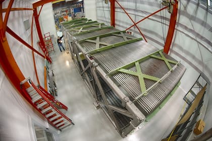 El Microboone consiste en 150 toneladas de hardware en un espacio del tamaño de un camión