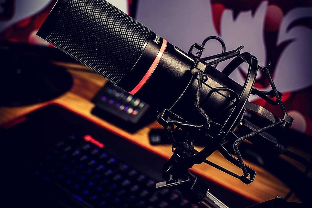 El micrófono Blazar GM300 tiene una luz que cambia de color según se este usando o no