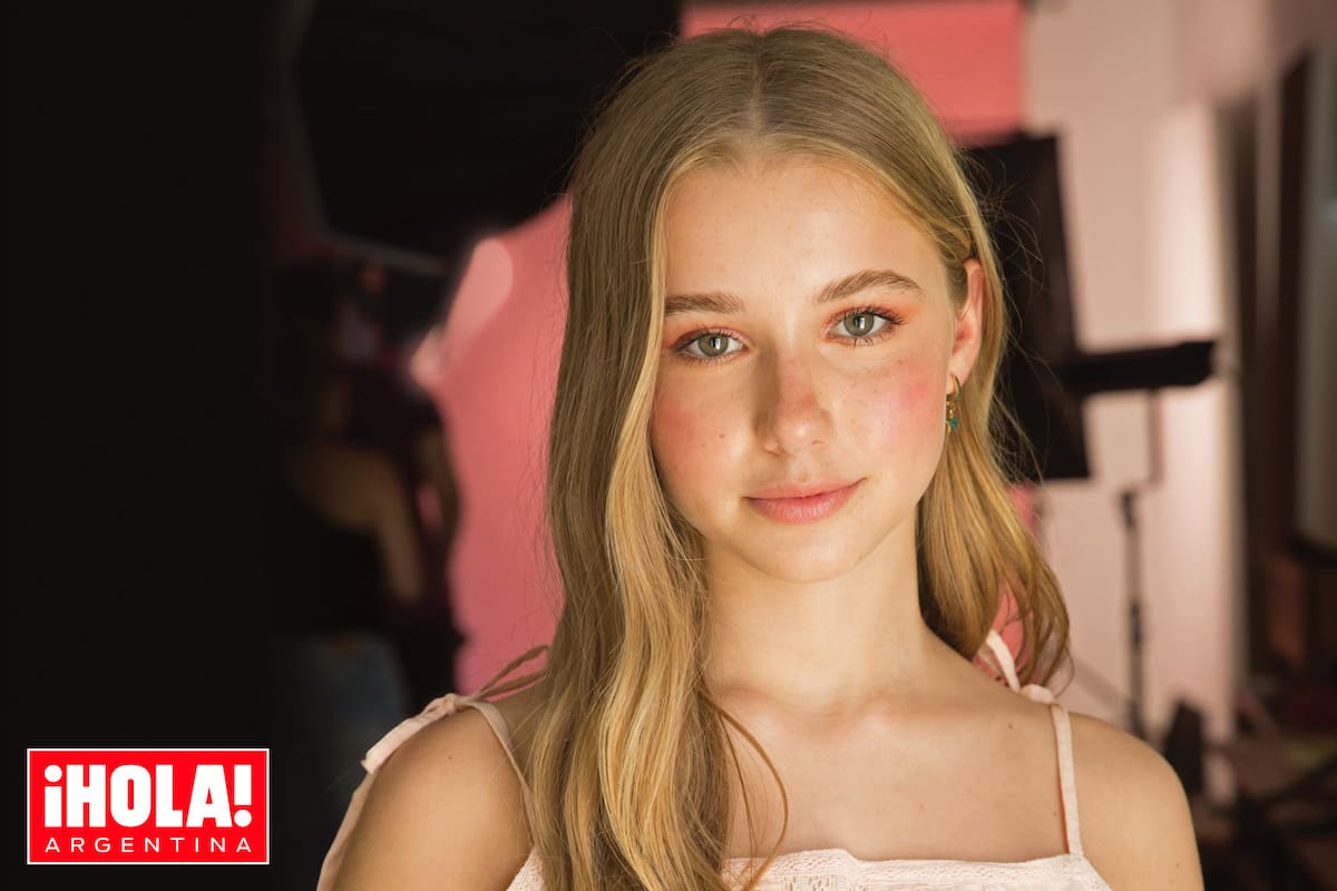 El miércoles 26, en un estudio de Vicente López, Taína se mostró muy desenvuelta durante el shooting de la nueva campaña del perfume de Cher Beauty.