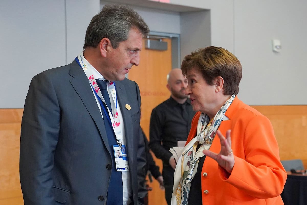 El miércoles, confirmaron en Economía, hubo una conversación entre Sergio Massa y Kristalina Georgieva, directora gerente del FMI