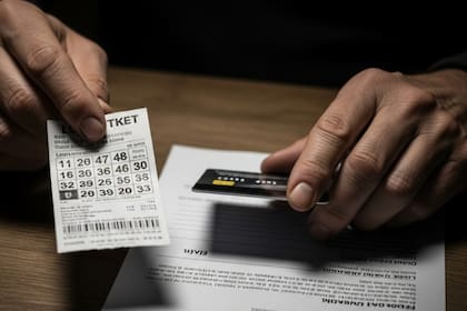 El migrante compró dos boletos instantáneos de US$10: uno de ellos, del juego Cross Word, resultó ganador (Foto: Google Gemini / IA)