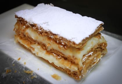 El milhojas de pastelera