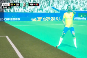 El milimétrico offside "de botín" que privó a Colombia del triunfo ante Portugal