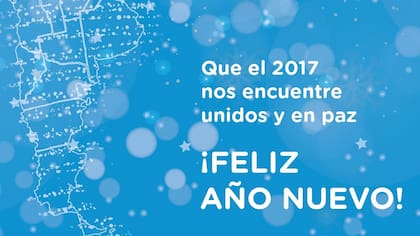 El Ministerio de Desarrollo saludó por Año Nuevo con un mapa sin Malvinas