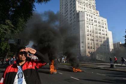 El Ministerio de Desarrollo Social (Av. 9 de julio 1925) suele ser escenario de protestas y cortes de calle