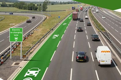 El ministerio de Transporte planea crear carriles exclusivos para vehículos eléctricos que permitirá la carga de las baterías en movimiento, con el objetivo de evitar las paradas para recarga