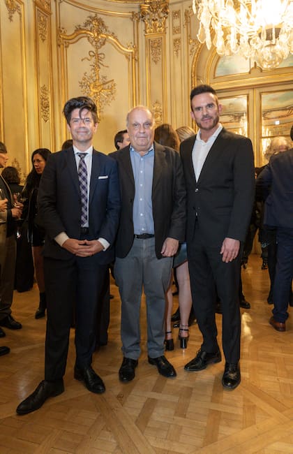 El ministro consejero de la embajada de Francia, junto al ministro de Desarrollo Económico de la Ciudad de Buenos Aires y al presidente de BAFA