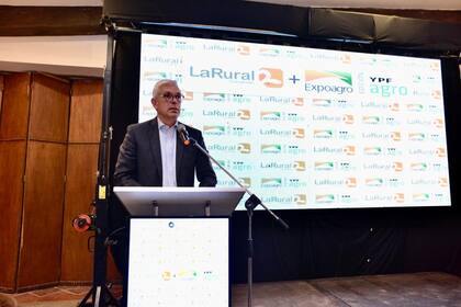 El ministro de Agricultura, Julián Domínguez, durante su discurso en la Exposición Nacional de Razas