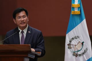 Canciller de Taiwán visita Guatemala, uno de los pocos aliados en Latinoamérica, para impulsar lazos