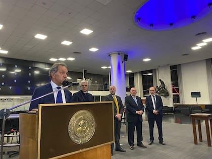 El ministro de Desarrollo Productivo, Daniel Scioli