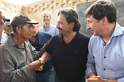 El gobernador Gustavo Sáenz y el ministro Daniel Arroyo