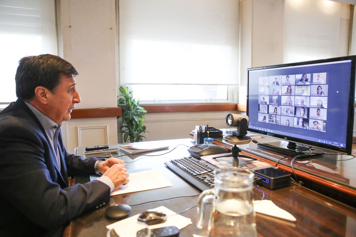 El ministro de Desarrollo Social de la Nación, Daniel Arroyo, lidera la Mesa Argentina contra el Hambre con Victoria Tolosa Paz