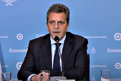 El ministro de Economía de la Nación, Sergio Massa