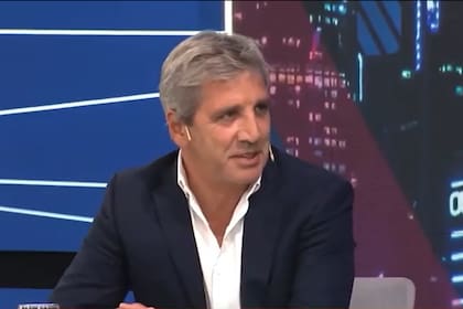 El ministro de Economía, Luis Caputo